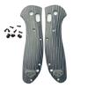 1 Pair G10 Handle Patch Fits for Griptilian 551, Gray G10 Scales Handle with 3 Sets Support Shaft Screws view 1