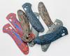 1 Pair G10 Handle Patch Fits for Griptilian 551, Gray G10 Scales Handle with 3 Sets Support Shaft Screws view 2