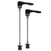 RiToEasysports 1 Pair Quick Release Skewers Axle,157MM 197MM Aluminum Alloy Quick Release Skewer Set for Road (Black) view 1