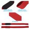 PATIKIL Lifting Straps Gym, 2 Pcs Gym Wrist Straps Padded for Weightlifting Gym Straps for Men Women Weightlifting Powerlifting, Red view 3