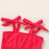 YOUNGER TREE Toddler Girls Two Pieces Swimsuit Color Block Stripe Swimwear Summer Beach Bathing Suit 18M-5TRed#Flower 18-24 Months view 4