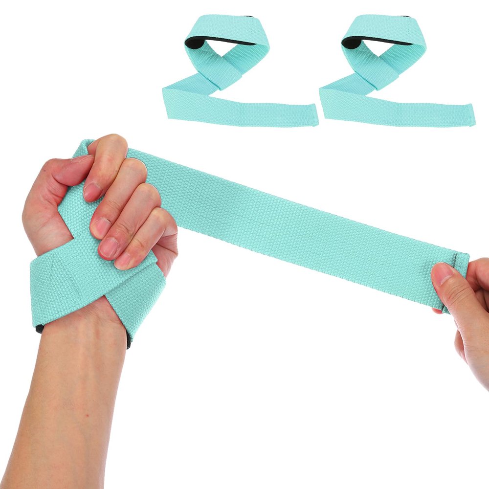 PATIKIL Lifting Straps Gym, 2 Pcs Gym Wrist Straps Padded for Weightlifting Gym Straps for Men Women Weightlifting Powerlifting, Green