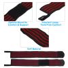 PATIKIL Wrist Brace, 2 Pcs Lifting Wrist Wraps Wrist Brace for Tunnel Gym Straps for Men Women Weightlifting Powerlifting, Red view 3
