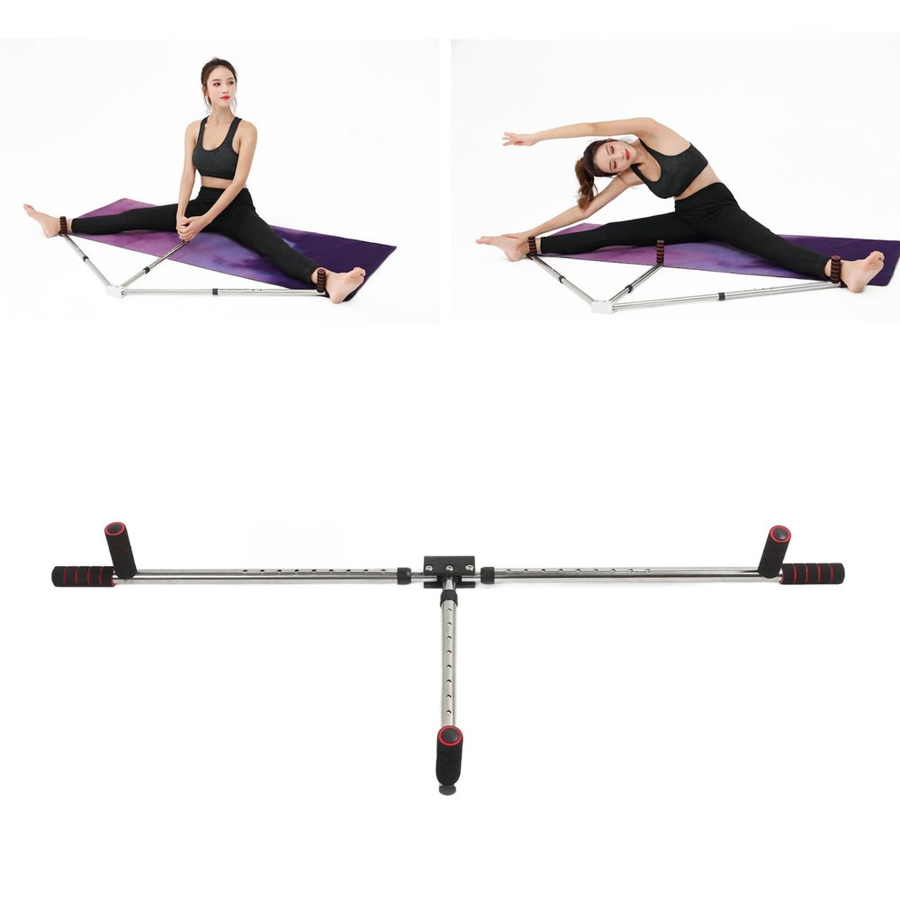 3 Bar Leg Stretcher Leg Split Stretching Machine 9 Hole Adjustable Stretching Equipment for Ballet Home Gym Exercise Dance Gymnastics