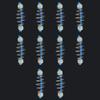 TopHomer 10 Pcs Fishing Feeder Basket Stainless Steels Fishing Bait Cage Portable Carp Fishing Feeder Outdoor Fish Accessories Easy to Use(Small - Luminous Beads Blue Core) view 1