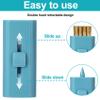 PAGOW 4 Pack Pocket Retractable Golf Cleaner, Groove Cleaner and Wire Brush Tool, Must Have Golf Bag Accessories (Blue) view 4