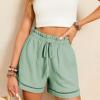 of Today Prime Womens Yoga Shorts with Pockets Summer Casual Wide Leg Shorts Womens Summer Outfits Casual Denim Shorts Women Work Shorts Women Shorts High Waisted Women's High view 3