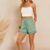 of Today Prime Womens Yoga Shorts with Pockets Summer Casual Wide Leg Shorts Womens Summer Outfits Casual Denim Shorts Women Work Shorts Women Shorts High Waisted Women's High view 4