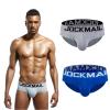 JOCKMAIL Mens Briefs Underwear Mens Cotton Briefs Moisture Wicking Underpants Soft Breathable Men Briefs (US, Alpha, Large, Regular, Regular, Grey+Blue) view 1
