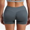 YEOREO SoftHue Women Workout Gym Impact Shorts Hidden Scrunch Butt Lifting 2.5"/3.6"/4.5"/6" Seamless Shorts Dark Grey XL view 4