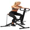 Deep Squat Machine for Women Home, Squat Ride / Rowing Machine with Adjustable Resistance, Foldable Exercise Equipment, Glute & Leg Cardio Workout Machine (Black) view 1