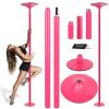 Professional Spinning Dancing Pole 45mm Removable Dance Pole Set Spinning Pole Dance Portable Static Fitness Dancing Pole Kit for Exercise Club Party Pub Home Gym view 1