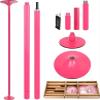 Professional Spinning Dancing Pole 45mm Removable Dance Pole Set Spinning Pole Dance Portable Static Fitness Dancing Pole Kit for Exercise Club Party Pub Home Gym view 2