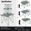 iClimb Ultralight Compact Camping Folding Table with Carry Bag (Reinforced Green - S) view 3