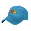 9th Infantry Division Vietnam Combat Veteran Adjustable Cowboy Hat Outdoor Travel Casual Hat Sandwich Hat Denim Hat view 1