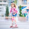Adjustable Inline Skates for Kids & Beginners - 4-Size Extension Youth Roller Skates with Light-Up Wheels for Boys & Girls, Outdoor Sports Equipment view 3