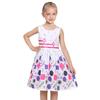 Girls Dress Geometric Colorful Circle Dot School Casual Sundress Summer Size 7-8 view 2