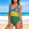 Adugen Origei Summer Print Women's Rwanda Flag One-Piece Hawaii Bikini Swimsuit M view 2