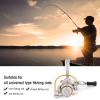 FLEXMAN Fishing Reel Wheel, 5.1:1 12BB Spinning Fishing Reel, Baitcasting Reel with Foldable Metal CNC Handle for River Fishing Rod, Sea Fishing Rod (BL2000) view 2