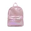 MOSSTYUS Holographic Backpack Iridescent Shoulder Bag Hologram Laser Satchel Travel Casual Daypack Purse for Women Men,Pink 7# view 1