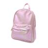 MOSSTYUS Holographic Backpack Iridescent Shoulder Bag Hologram Laser Satchel Travel Casual Daypack Purse for Women Men,Pink 7# view 2