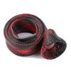 SagaSave 2 Pcs Extendable Fishing Rod Protector, Cover Braided Mesh Rod Protector Pole Gloves Fishing Tool for Casting Sea Fishing Rod Spinning Fishing Rod view 4