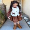 Stelle Girls Snow Boots Warm Winter Boots for Toddlers/Little/Big KidsChestnut,10MT view 4