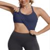 MathCat Seamless Workout Tank Tops with Built in BraRacerback Athletic Tank Tops Ribbed Soft Yoga Shirts view 3