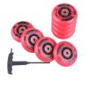 GXBHSP 90A Inline Skate Replacement Wheels with ABEC-9 Bearings72mm 76mm 80mm Inline Skates Wheels Indoor Outdoor Durability and Easy Installation (Red,76mm) view 1