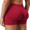 YEOREO Boost Women Workout Gym Impact Shorts Wine view 1
