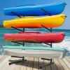 Morohope Outdoor Kayak Storage Rack Freestanding Sup Rack Kayak Stand Freestanding Storage Rack for Kayak Canoe Boat Paddle Board SUP Surfboard for Indoor Outdoor Garage, Shed, Dock, 4 Levels view 1