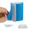 PATIKIL Inflatable Patch Repair Kit 4 in x 5 Ft, Waterproof TPU Repair Tape for Tent Air Mattress Swimming Pool Floats, Blue view 3