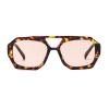 YAMEIZE 70s Double Bridge Hexagonal Sunglasses - Retro Pilot Sunglasses Square Geometric Eyewear Driving for Women Men view 3