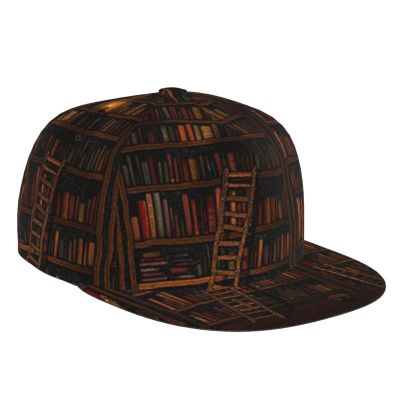 Books Cap Library Baseball Hats Cute Books Sun Hat Adjustable Funny Baseball Cap Cute Hats