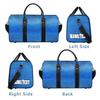 Customized Duffle Bags for Women Men Personlized Weekender Travel Bag with Name/Text Waterproof Overnight Bag Blue Glitter Sports Gym Bag Carry On Travel Tote Bag Dance Bags view 3