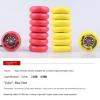 GXBHSP 90A Inline Skate Replacement Wheels with ABEC-9 Bearings72mm 76mm 80mm Inline Skates Wheels Indoor Outdoor Durability and Easy Installation (Yellow,80mm) view 4