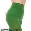 Citystl Opaque Clover Green Tights for Women, 80D Solid Color Soft Tights, Control Top Microfiber Pantyhose for women(Clover GreenL/XL) view 4
