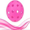Spunspon 42 Pack Pickleball Balls, 40 Holes Outdoor Pickleballs, High Elasticity & Durable Pickle Balls for All Style Pickleball Paddles, Pink view 2