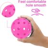 Spunspon 42 Pack Pickleball Balls, 40 Holes Outdoor Pickleballs, High Elasticity & Durable Pickle Balls for All Style Pickleball Paddles, Pink view 3