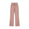 XUNRYAN 2024 Capri Pants for Women Casual Summer Drawstring Stretch High Waist Linen Pants Wide Leg Plus Size Lounge Capris view 3