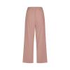 XUNRYAN 2024 Capri Pants for Women Casual Summer Drawstring Stretch High Waist Linen Pants Wide Leg Plus Size Lounge Capris view 4