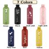 Xihedfd Personalized Water Bottles Custom Engraved Water Bottle with Name Customized Insulated Stainless Steels 16oz Water Bottle for School Office Sport, Yellow view 3