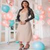 Allegra K Floral Lace Bolero Shrug for Women Elegant Long Sleeve Sheer Cropped Lace Cardigan Large Black view 4