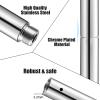 REMYSAOS Portable Dance Pole Home Fitnes Ceiling Mount Stripper Pole Free Standing, Heavy Duty Dance Pole Set Adjustable Height, Static / 360 Spinstripping Pole for Apartment Dancing Room(Silver) view 4