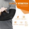 AURUZA 5 Pairs Arm Sleeves for Men & Women, Compression Cooling Tattoo Sleeve Cover Up for Women,UV Sun Protection view 4