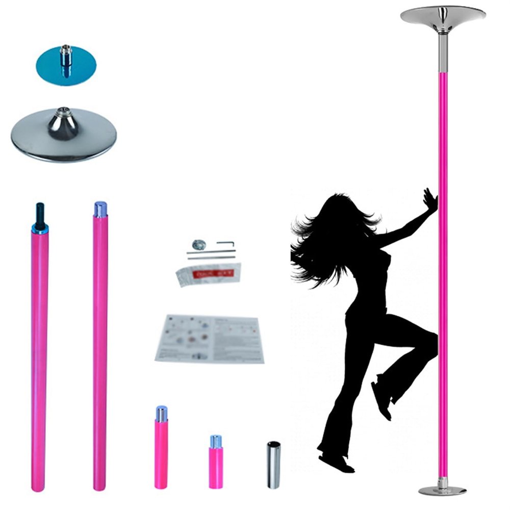 BABYCE Adjustable Height Spinning Pole Pole Dancing Pole for Home - 45mm Spinning/Static Dance Pole, Portable Dance Pole, Great for BedroomHomeBar, UWGK6003178