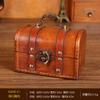 YTDJJWLS Vintage Wooden Box Jewelry Box Storage Box Exquisite Treasure Chest, Yellow view 2