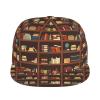 Books Cap Library Baseball Hats Cute Books Sun Hat Adjustable Funny Baseball Cap Cute Hats view 2