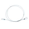 North American Trapper - 6 ft Galvanized Aircraft Cable Extension  Fixed Loops Both Ends, Ready-to-Attach Steel Wire Rope view 1