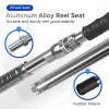 TRHUNTER Trolling Rod Saltwater Offshore Big Game Fishing Rod Conventional Boat Rod with Roller Guides (Bent, 5'6''(80-150LBS)) view 4